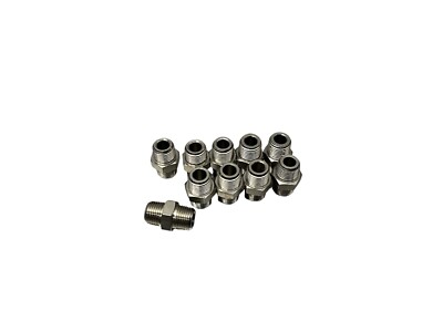 10 pcs BSP adaptor-nipple thread .38 x.38 