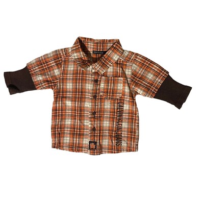 Plaid Calvin Klein Toddler Boy Calvin Klein Baby Boy Long Sleeve