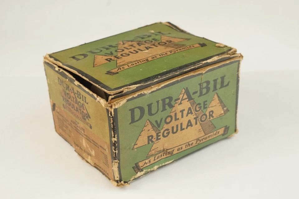 Nuevo de Lote Antiguo Dur-A-Bil C1326 Regulador de Voltaje 6V Hupmobile Nash Packard Studebaker 1937 Foto 2 de 4