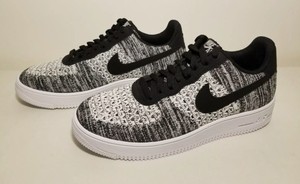 air force 1 flyknit 2 black pure platinum