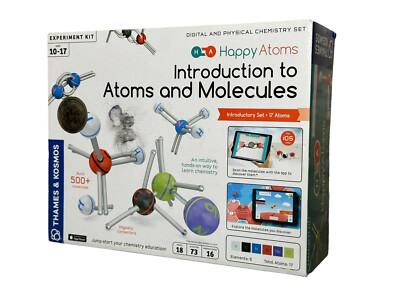 Happy Atoms Digital & Physical Stem Chemistry Experiment Kit Ages 10-17 New