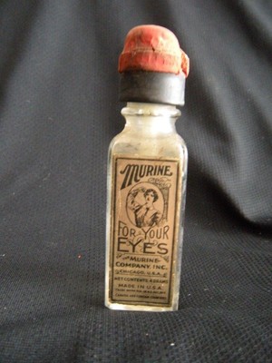 Antique Vintage Murine For Your Eyes Glass Bottle | eBay