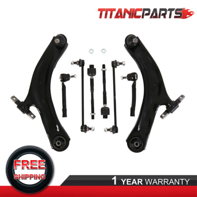 Front Control Arm Ball Joints Sway Bar For 2008-2013 Nissan Rogue 2014-15 Select
