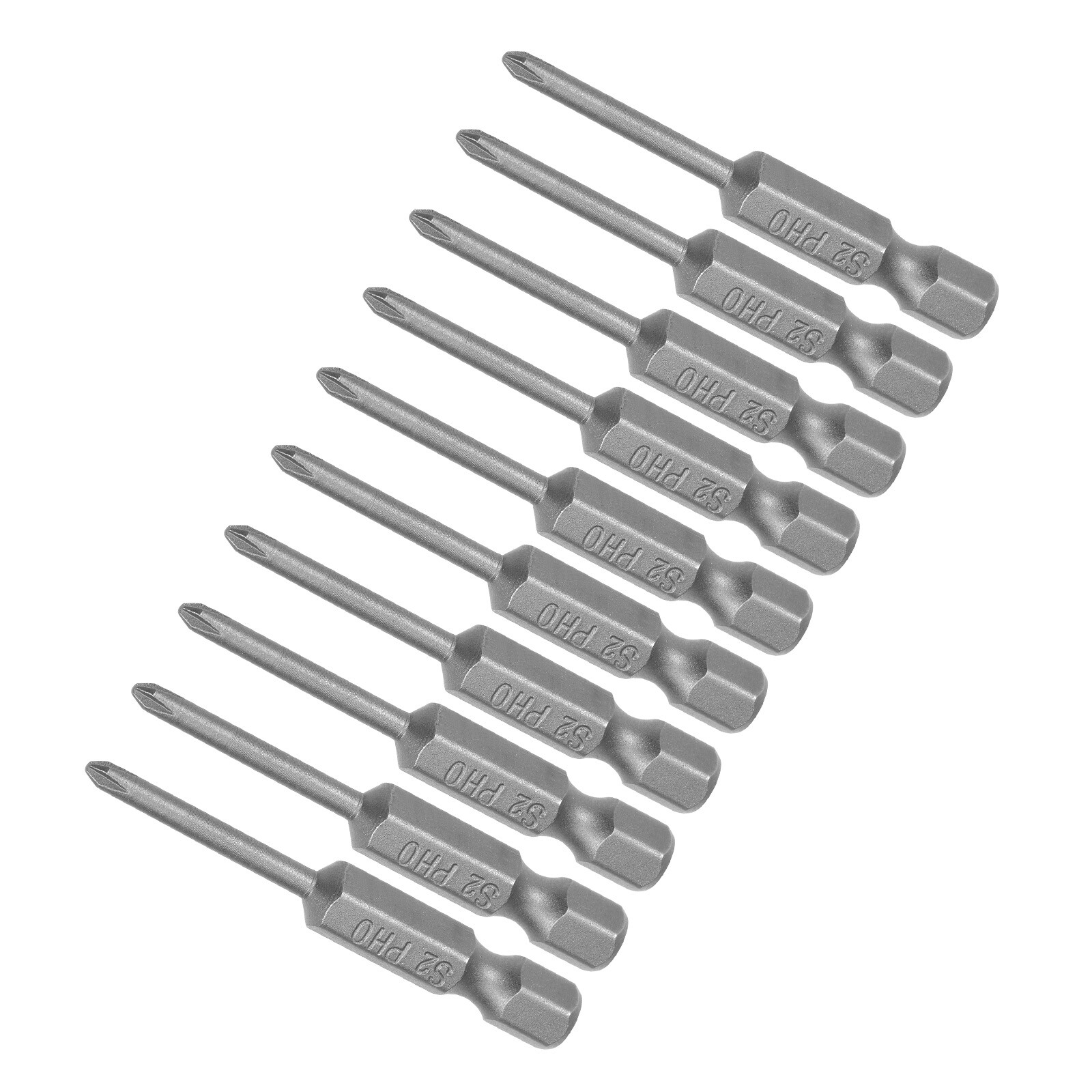 10pcs Magnetic Phillips PH0 Screwdriver Bits 2