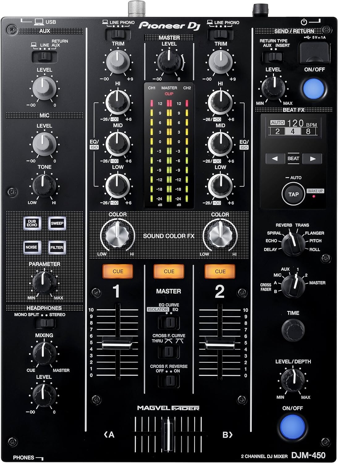 Pioneer DJ DJM-450 Performance DJ Mixer AC100V Only