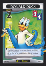 KINGDOM HEARTS TCG Base Set 5/91C DONALD DUCK Level 2 NM Disney Trading Card