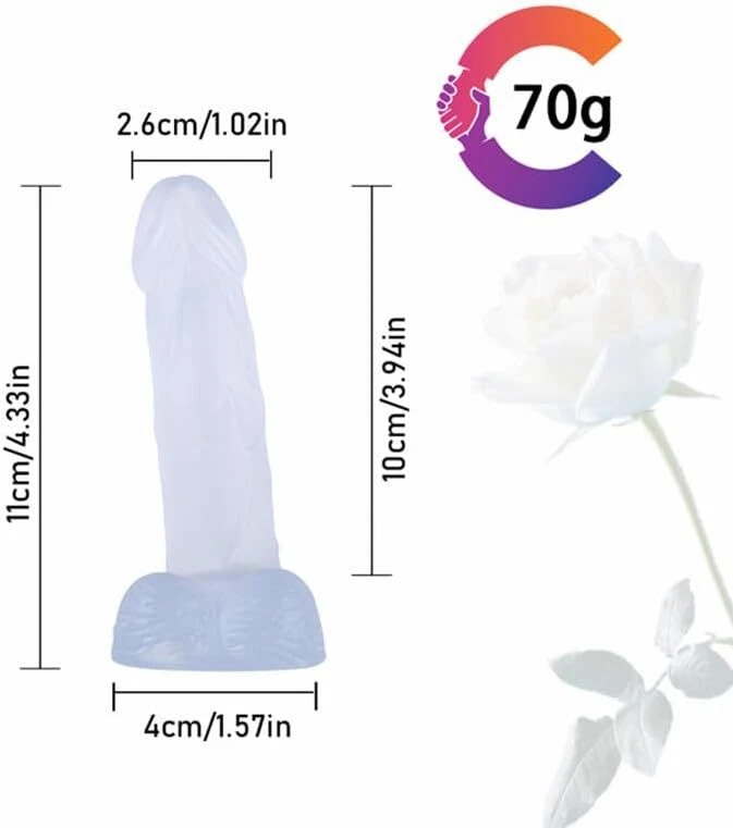4-дюймовые маленькие реалистичные мягкие аналоговые игрушки Dildor для начинающих кок-пенис сексуальные игрушки женские мужские - Изображение 2 из 4