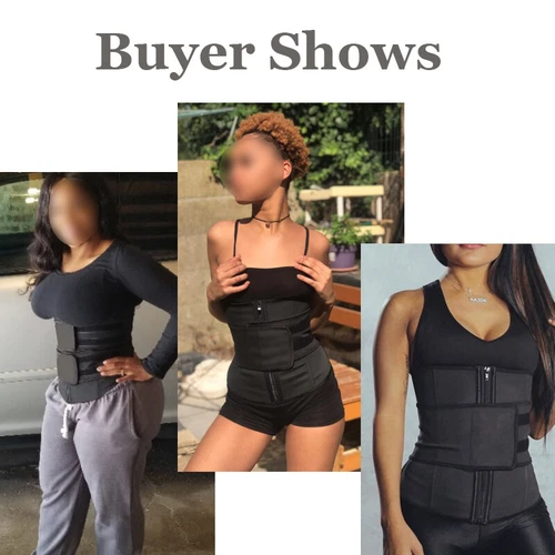 Women's Sports & Fitness Sweat Waist Trainer Body Shaper Tummy Control Belt Gym - Picture 7 of 24