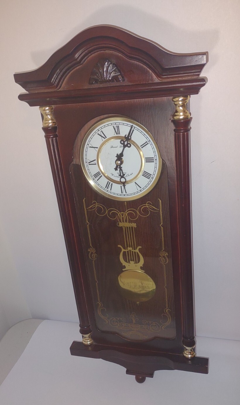 Chime Wall Clock Daniel Dakota Westminster Chime Quartz Clock. Works 27
