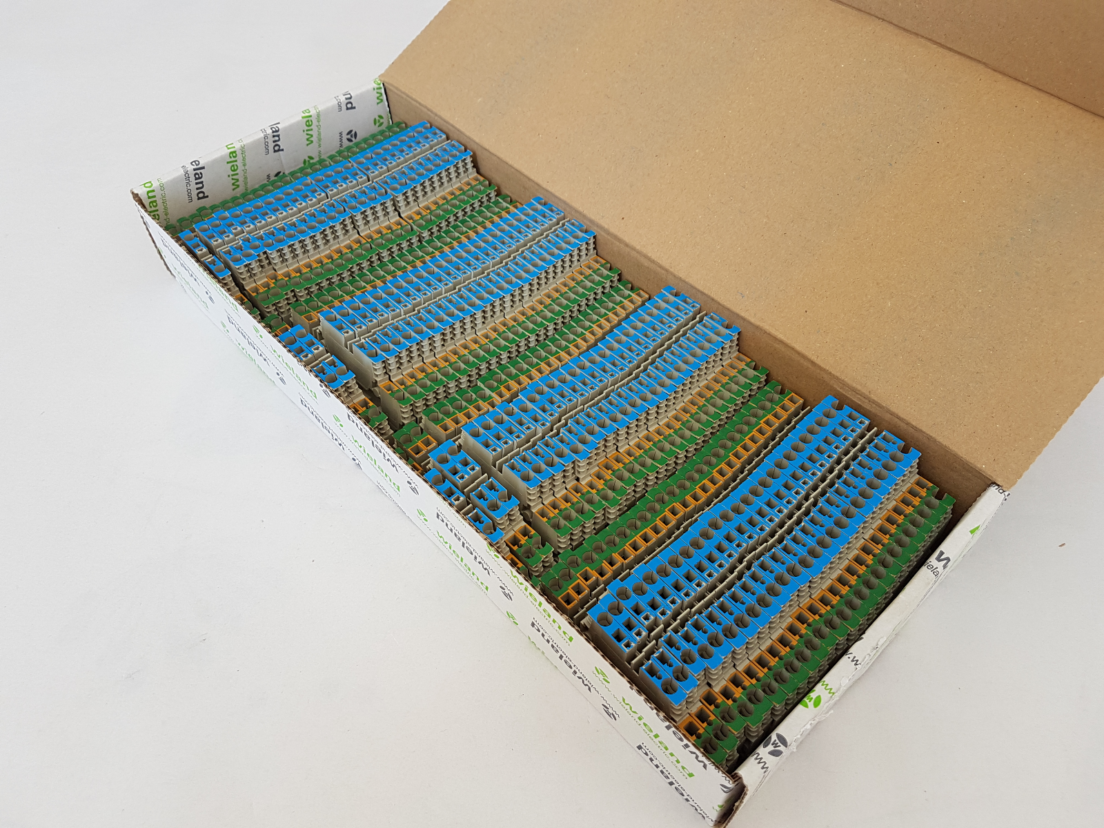 1VE= 100 Stück Wieland Doppelstocklemmen  WKFN 2,5 E/N/SL/35    56.703.7755.0