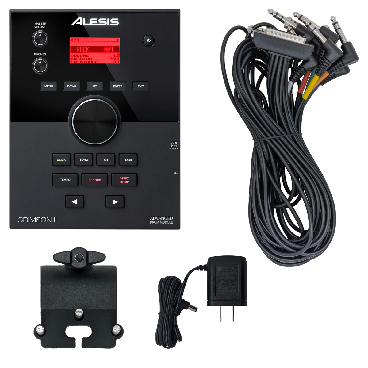 Alesis Crimson II 2 Advanced Drum Module with Snake Cable/Power