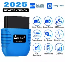 NEXAS Car Motorcycles Bluetooth 5.0 Read/Erase Code OBD2 Scanner Diagnostic Tool
