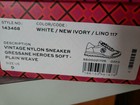 New Tory Burch Size 9 Vintage Anni Nylon Runner Trainer Sneaker Shoe White Beige — photo 3