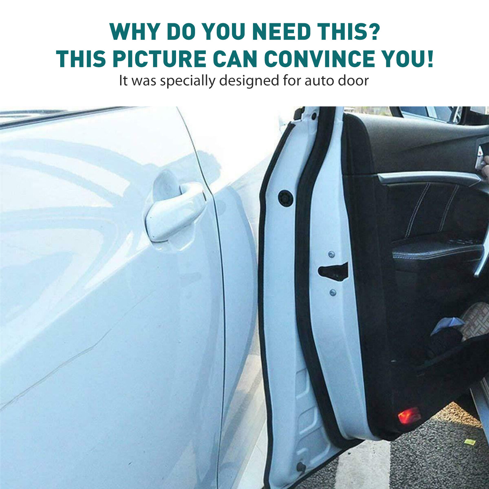 20ft Car Auto Door Guard Molding Weather Strip Edge Protect Rubber Seal