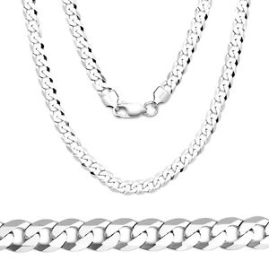 Sterling Silver Curb 3mm Necklace & Bracelet Chain Italy Solid .925 Jewelry 