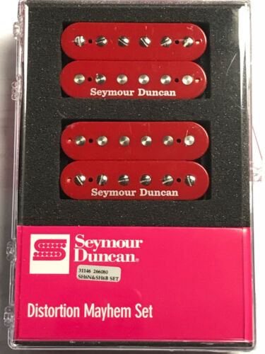 Seymour Duncan Distortion SH-6 Mayhem rot Humbucker Tonabnehmer Set SH-6b &amp; SH6n