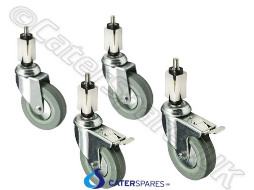 100mm (4 In) Stroke 24V Linear Actuators Set Of 4 Heavy Duty 100mm Swivel Castors - Fits 30mm Square Leg Tubing For Furniture & Carts Heavy Duty Mailing Tubes - Foto 3