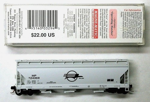 MTL Micro-Trains 94190 Missouri Pacific MP 724369 3 bahías tolva cubierta  | Zustand: New