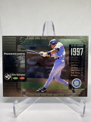 ALEX RODRIGUEZ 1998 UPPER DECK UD3 POWER CORPS Silver Mariners