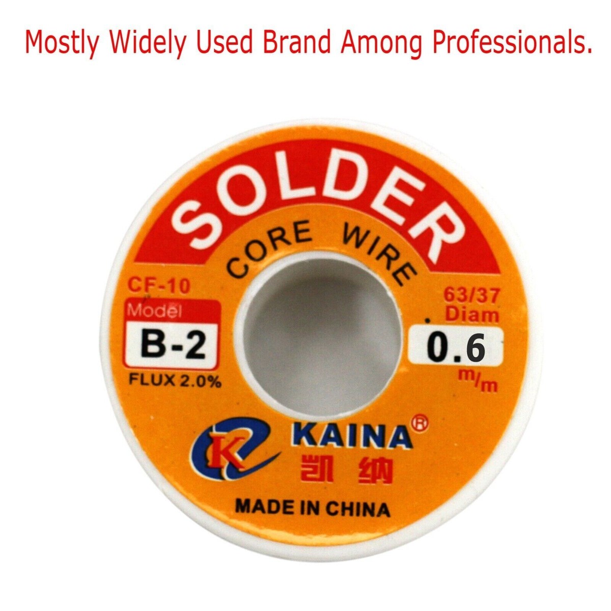 リール込みEnergized Rosin 63/37 100g 63/37 Rosin Core Solder Tin Alloy Flux 2% Soldering