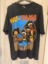 Used WU-TANG CLAN L Vintage Ice Cream T-Shirt Bay Club Tag