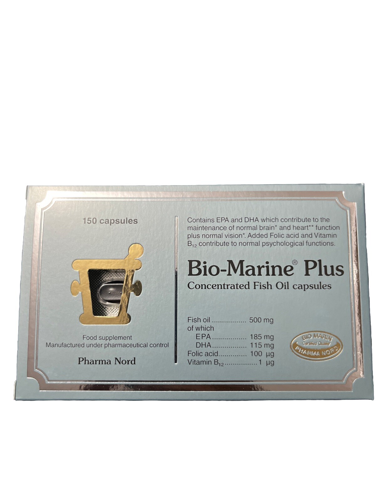 Pharma Nord Bio-Marine Plus Capsules (150) BBE 10/2028 - Image 6