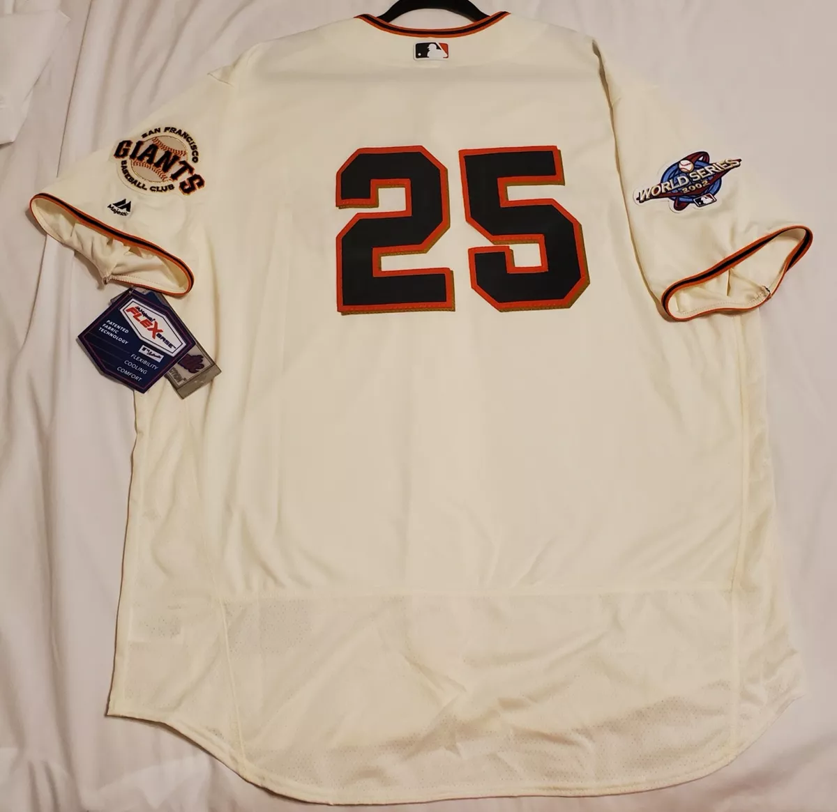 2002 Barry Bonds San Francisco Giants Authentic Majestic MLB Jersey Size 52  XXL – Rare VNTG