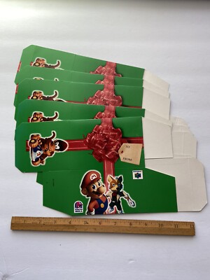 Taco Bell Promotional ''Nintendo N64'' Gift Boxes 1997 Mario Bowser Donkey Kong X5