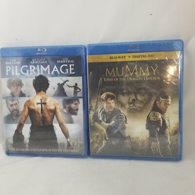  2 BluRays The Mummy Tomb Of The Dragon Emperor & THE PILGRIMAGE SEALED NEW