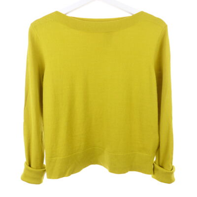 OPUS Damen Papillon Pullover Feinstrick Knit Curry 36 S
