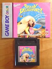 Barbie Ocean Discovery Game Boy Color Game & Manual Only~Cleaned/Tested/Working