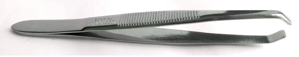 PINCE A EPILER NOGENT PROFESSIONNELLE FORME CRABE INOX 9cm