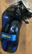 US Divers Set Of Swimming Fins Flippers XL Used With Net