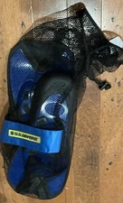 US Divers Set Of Swimming Fins Flippers XL Used With Net