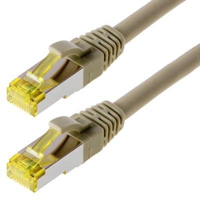 Helos CAT 6s patch cable grey 3 m