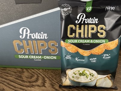 NanoSupps Protein Chips (8x40g) Sour Cream and Onion (55,94 EUR/kg)