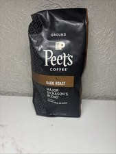 Peet's Coffee Major Dickason's Blend Ground Coffee Dark Roast 10.5 oz
