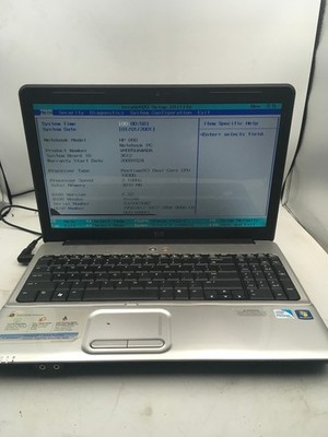 HP G60 NOTEBOOK - BOOTS TO BIOS - INTEL PENTIUM DUAL CORE - 3GB RAM - READ - BB