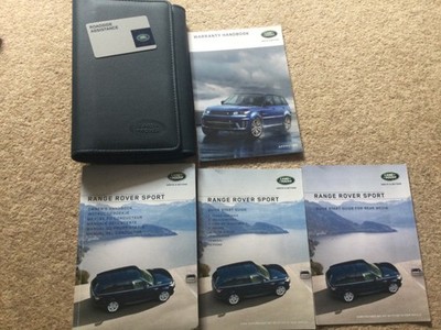 RANGE ROVER  SPORT OWNERS MANUAL HANDBOOK & WALLET (2013 - 2017) FAST POST