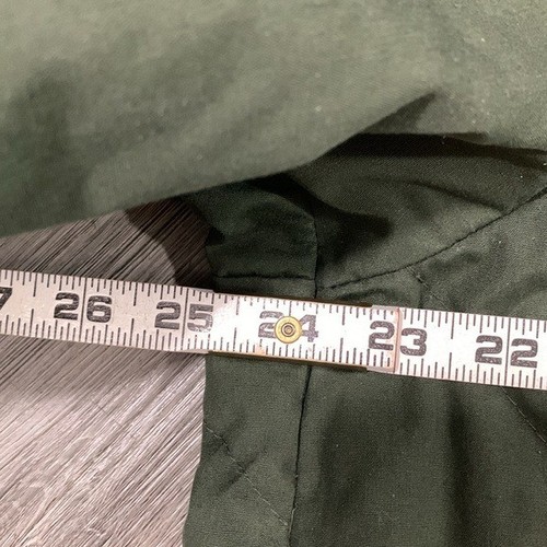 Eddie Bauer Vtg Rare 70s 80s Talon Zip Goose Down Puffer Jacket Green Quilted XL - Picture 7 of 15
