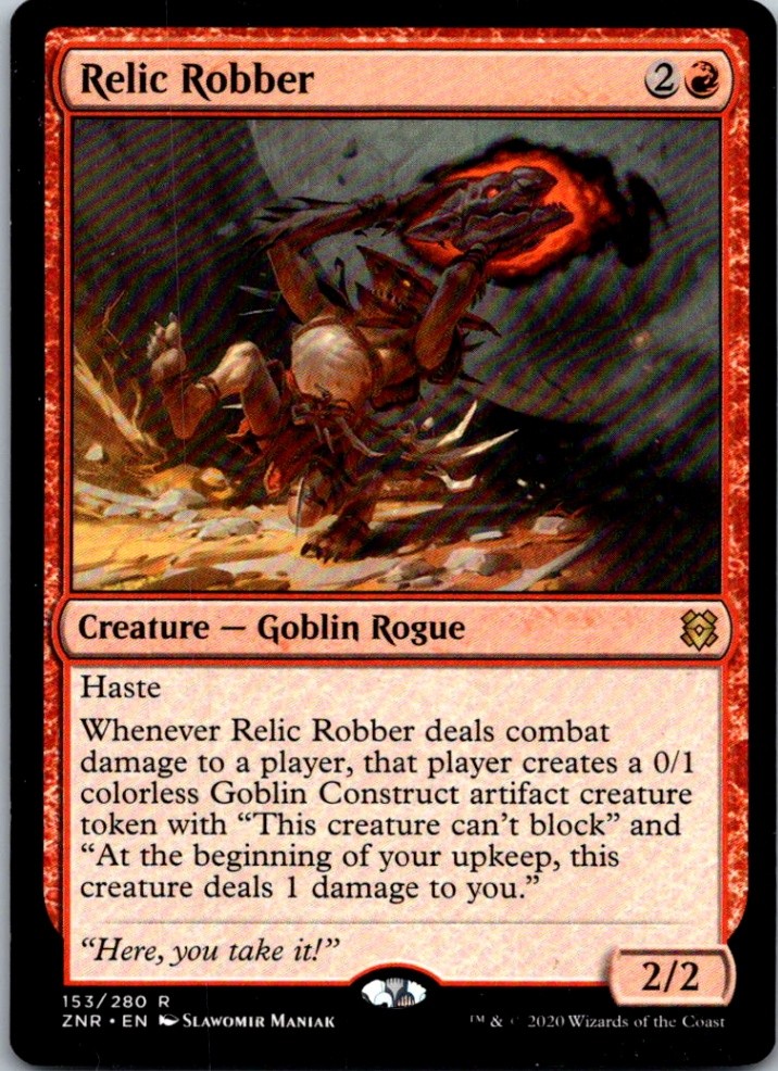 Relic Robber Regular Prerelease Cards NM