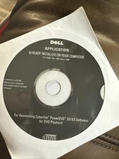 Dell Application For Reinstalling Cyberlink PowerDVD DX 8.0 Software 2008 