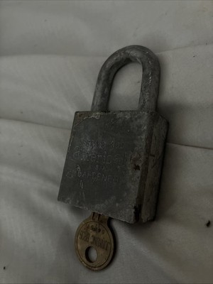Vintage American Lock Serie 200 Vorhängeschloss mit 1 Schlüssel. Gebraucht. 44mm