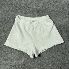 Tna Cozy Fleece Perfect Shorts Womens Small Gray Sweat Lounge Casual Relaxed