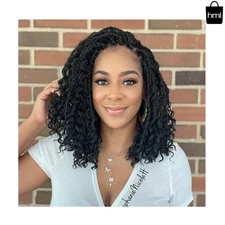 Transform Your Look with 12-Inch Box Braids - 8 Packs of Curly Boho Style Hair