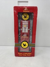 New WAWA Collectibles Lighted Red Gas Pump Bank Diecast Rare AW Auto World 2011