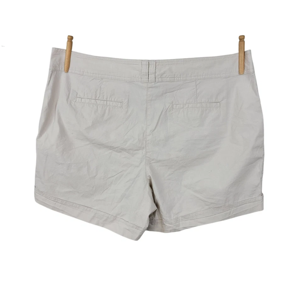 Шорты Dalia Plus 18 18 Вт 42 дюйма талия 5,5 дюйма внутренний шов повседневные желтовато-коричневые хаки карманы женские - Изображение 3 из 4