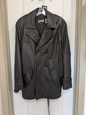 Schott NYC Pebbled Cowhide Car Coat MINT CONDITION size 40 Made In USA