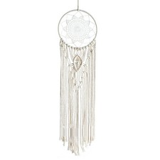 Hand Woven Circle Macrame Kit Macrame Wall Hanging Supplies D9F5