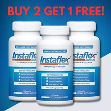 instaflex advanced Joint Support Supplement 3 pack 30 Capsules New Exp 03/2027